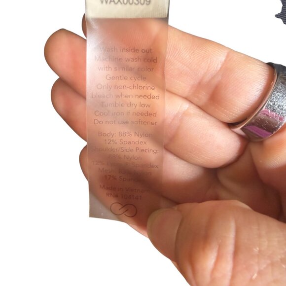 Calia by Carrie Underwood Women's Essential Full Zip Jacket Small Pure Ebony - Picture 6 of 6